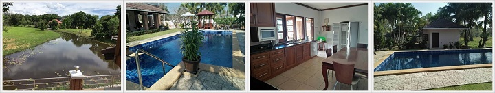 House swimmingpool at Floraville, Doisaket,Chiangmai.