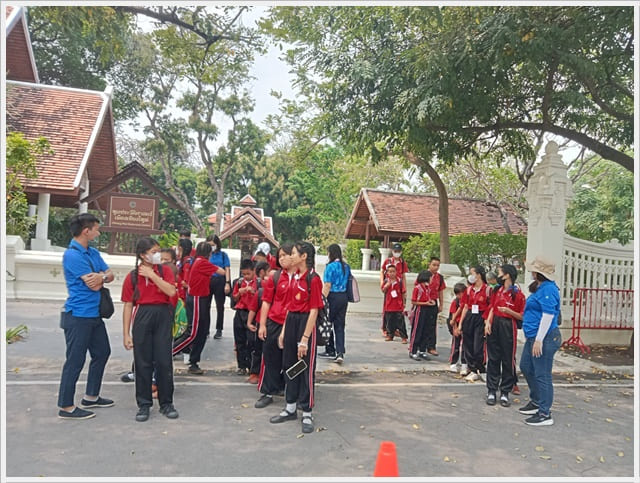 Field trip for students.EV Tram, Chiang Mai.